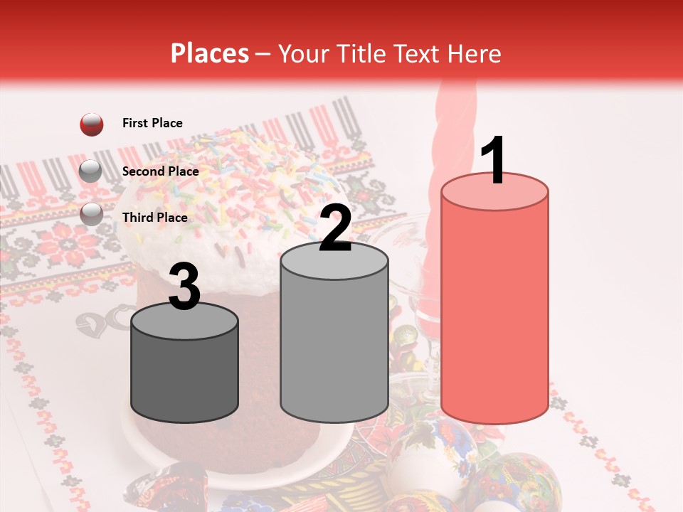 Feast Candle Yellow PowerPoint Template