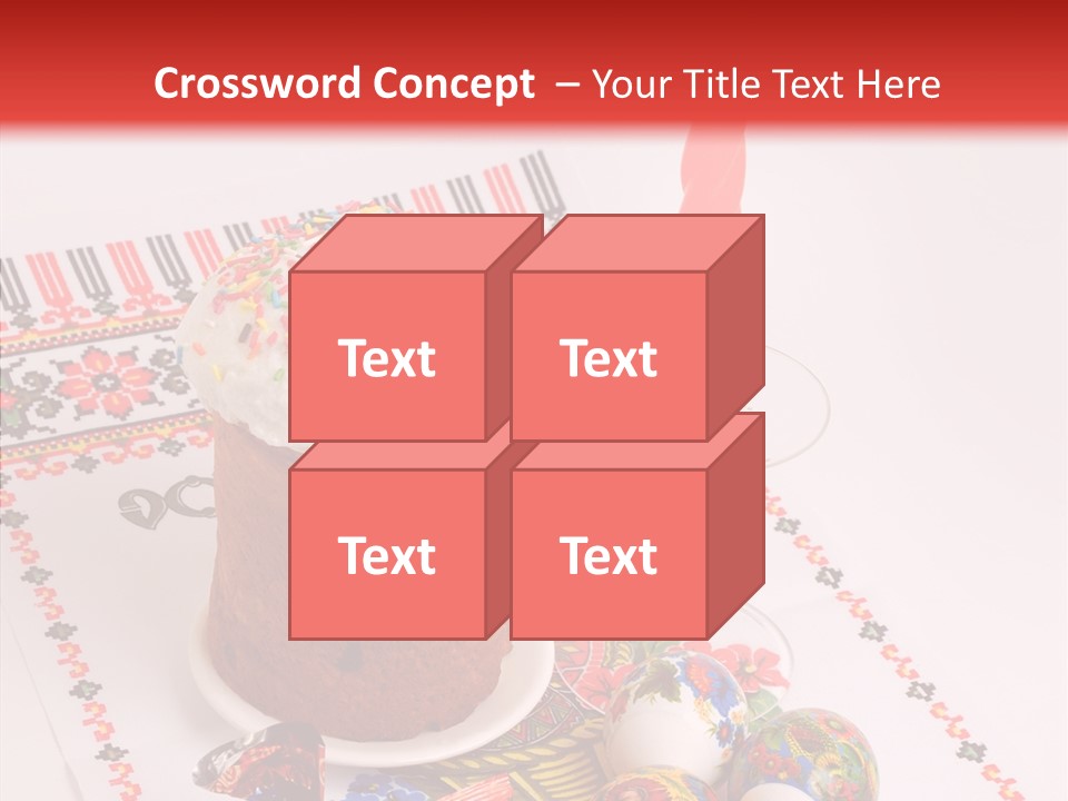 Feast Candle Yellow PowerPoint Template