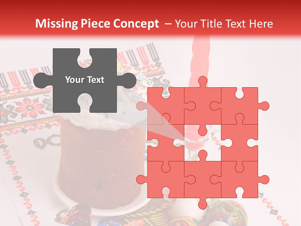 Feast Candle Yellow PowerPoint Template