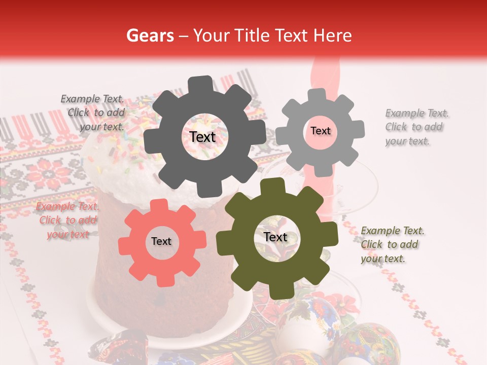 Feast Candle Yellow PowerPoint Template