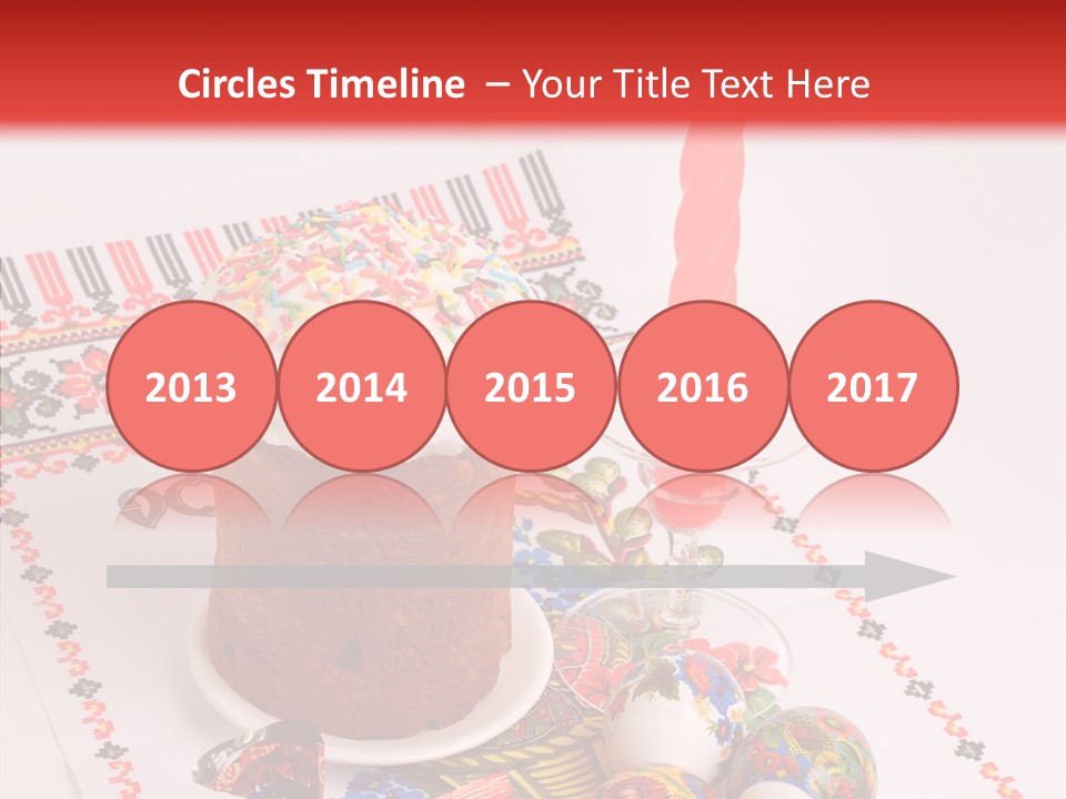 Feast Candle Yellow PowerPoint Template