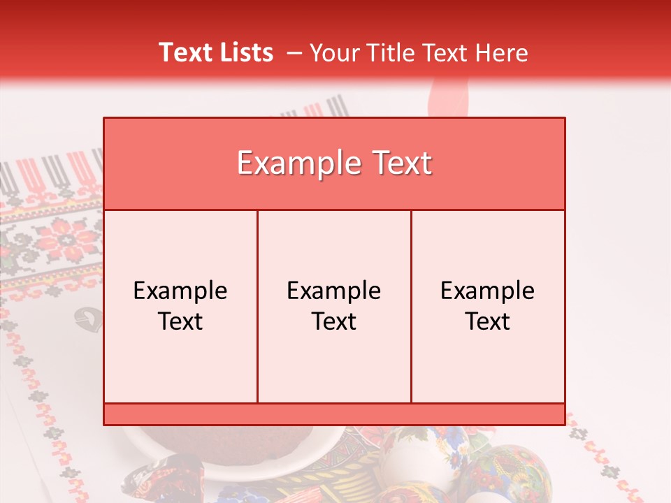 Feast Candle Yellow PowerPoint Template