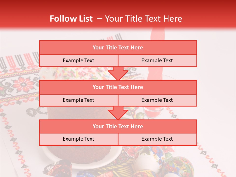 Feast Candle Yellow PowerPoint Template