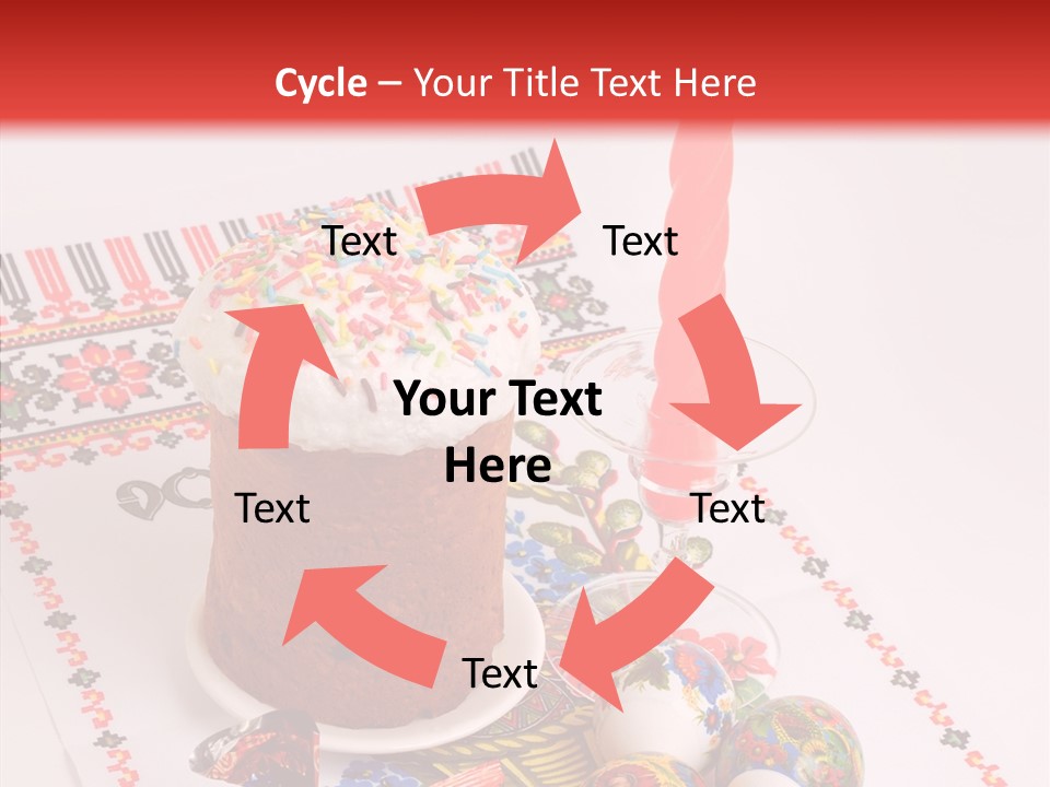 Feast Candle Yellow PowerPoint Template