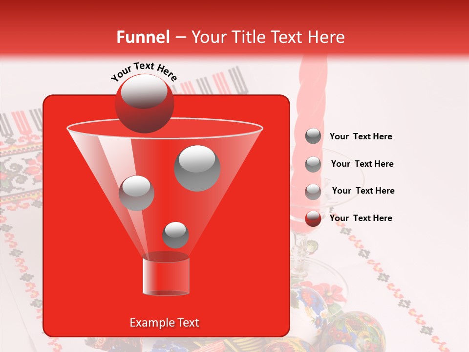 Feast Candle Yellow PowerPoint Template