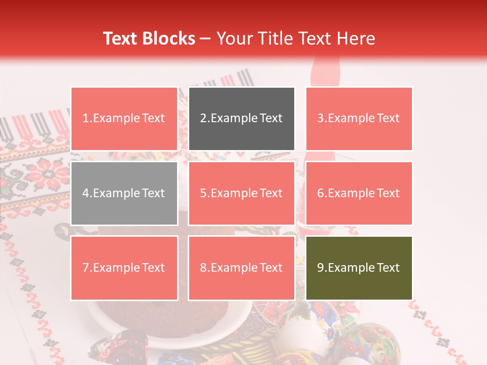 Feast Candle Yellow PowerPoint Template