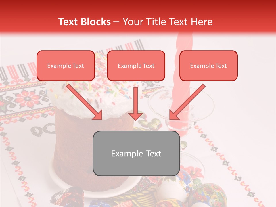 Feast Candle Yellow PowerPoint Template