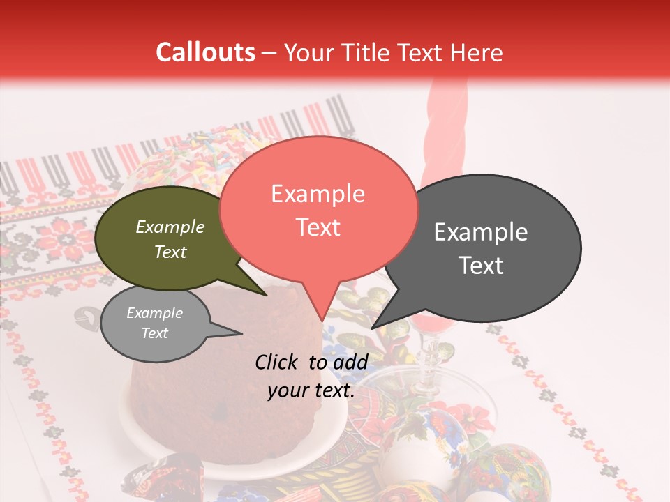 Feast Candle Yellow PowerPoint Template