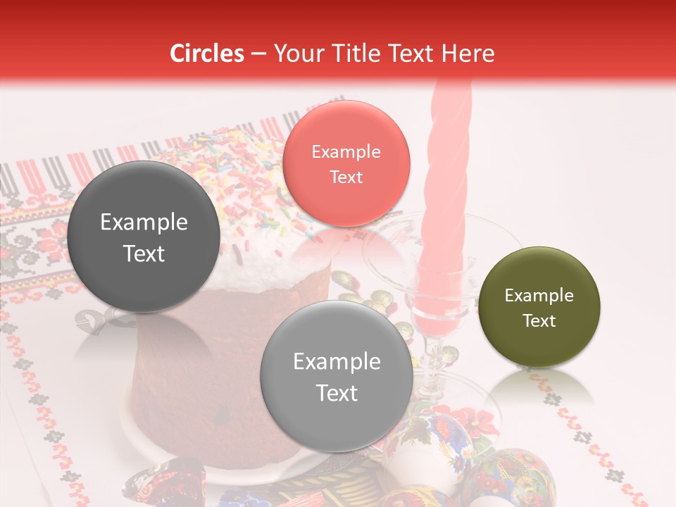 Feast Candle Yellow PowerPoint Template