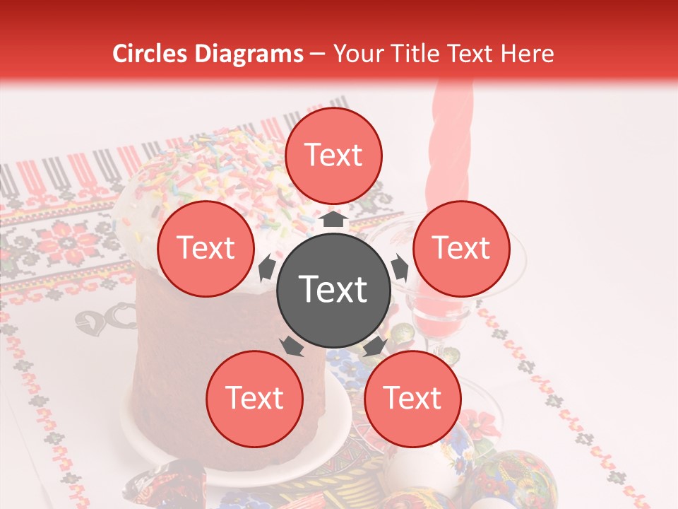 Feast Candle Yellow PowerPoint Template