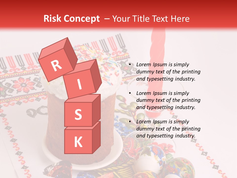 Feast Candle Yellow PowerPoint Template