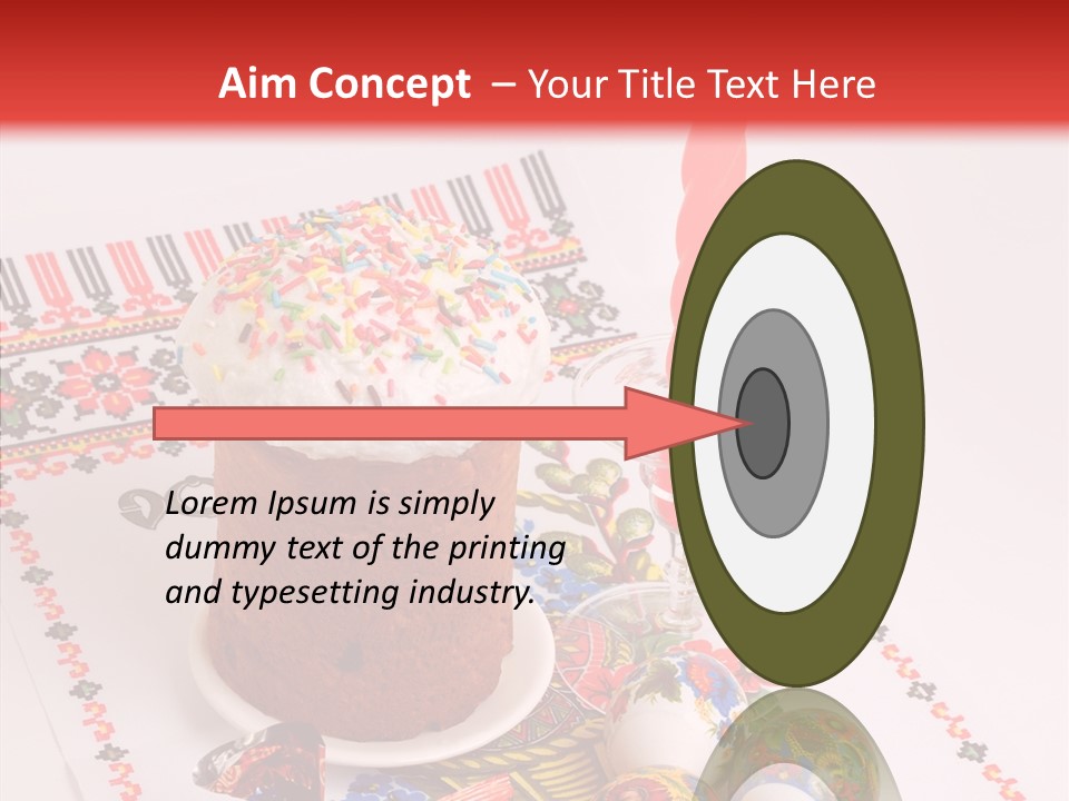 Feast Candle Yellow PowerPoint Template