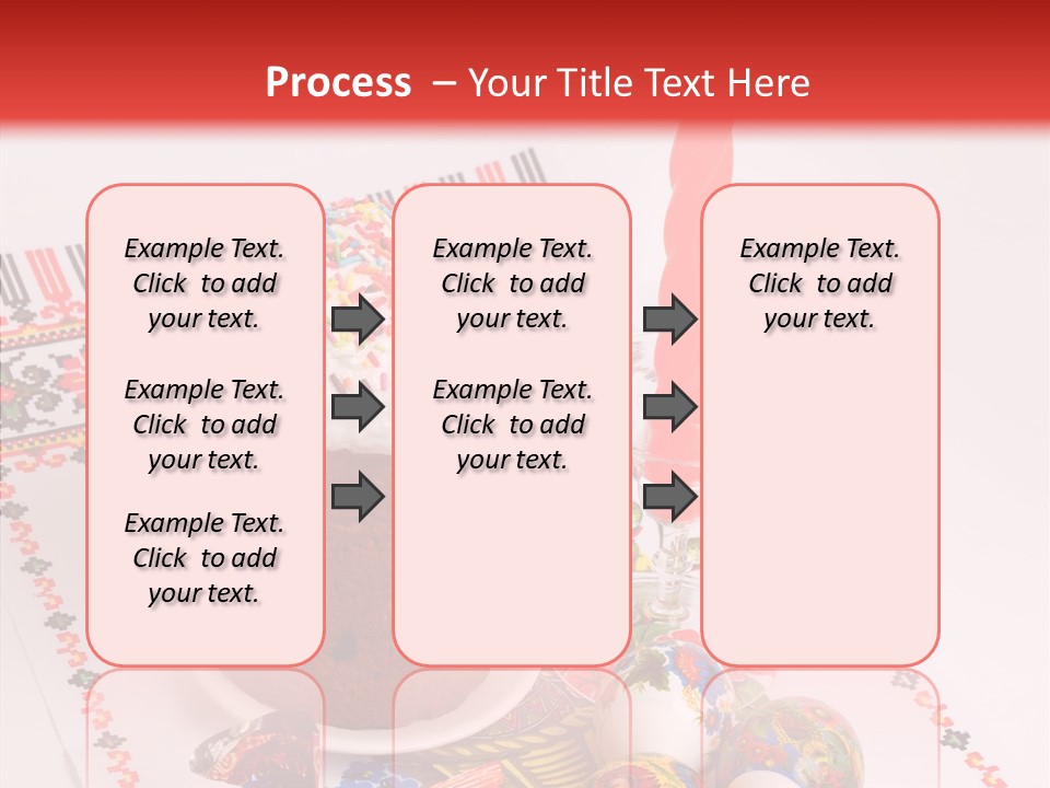 Feast Candle Yellow PowerPoint Template