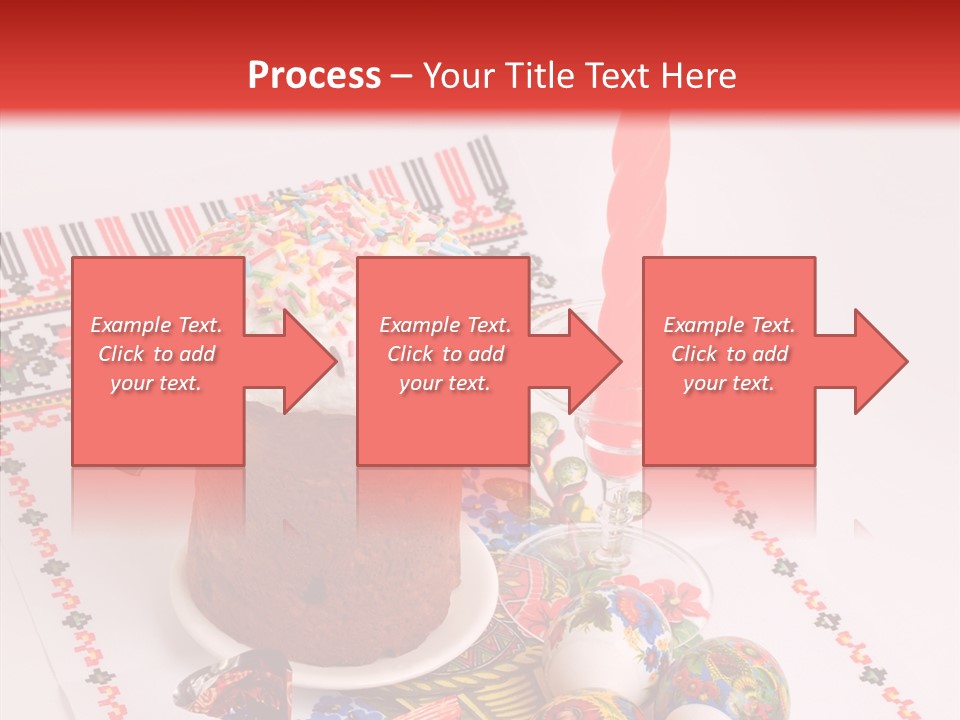 Feast Candle Yellow PowerPoint Template