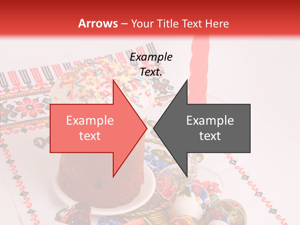 Feast Candle Yellow PowerPoint Template