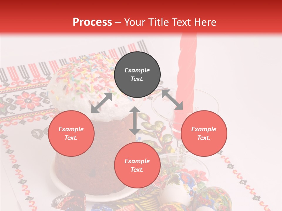 Feast Candle Yellow PowerPoint Template