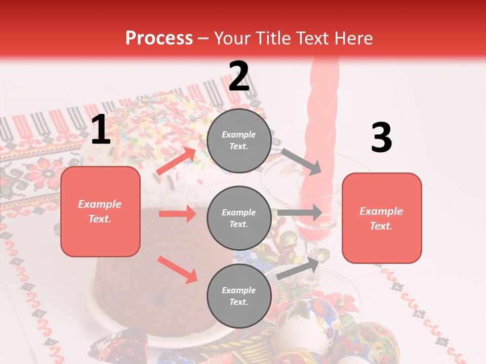 Feast Candle Yellow PowerPoint Template