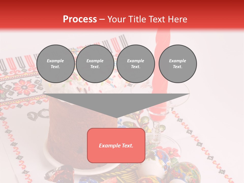 Feast Candle Yellow PowerPoint Template