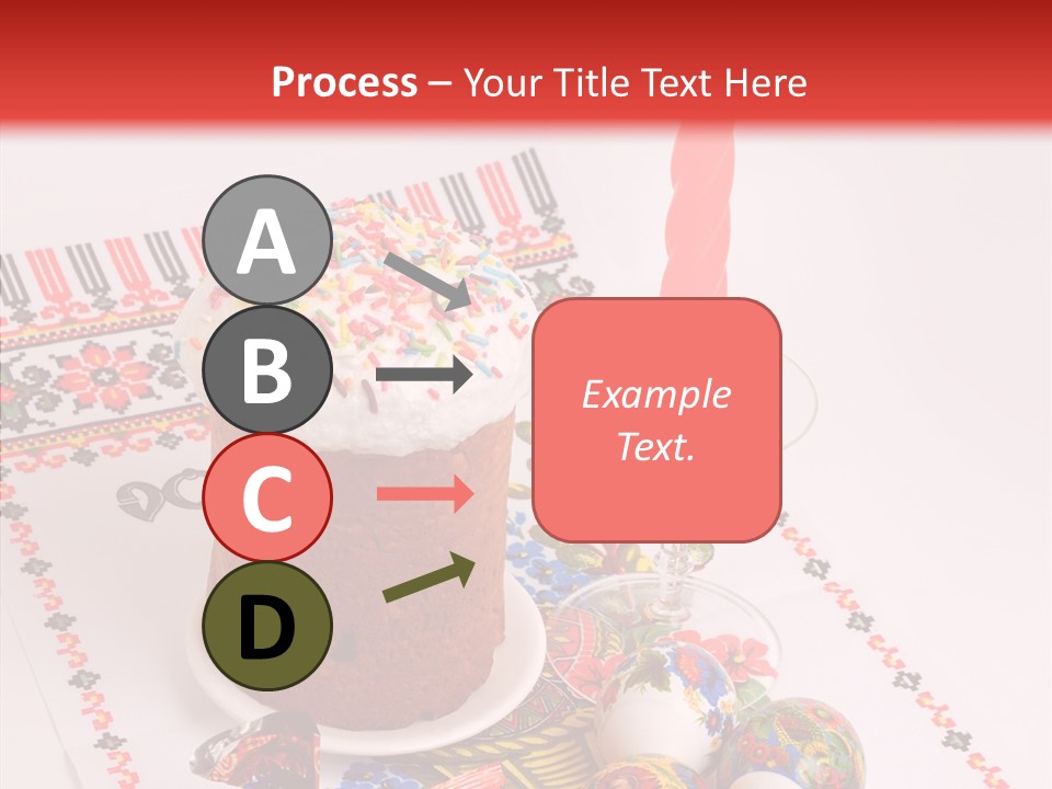 Feast Candle Yellow PowerPoint Template