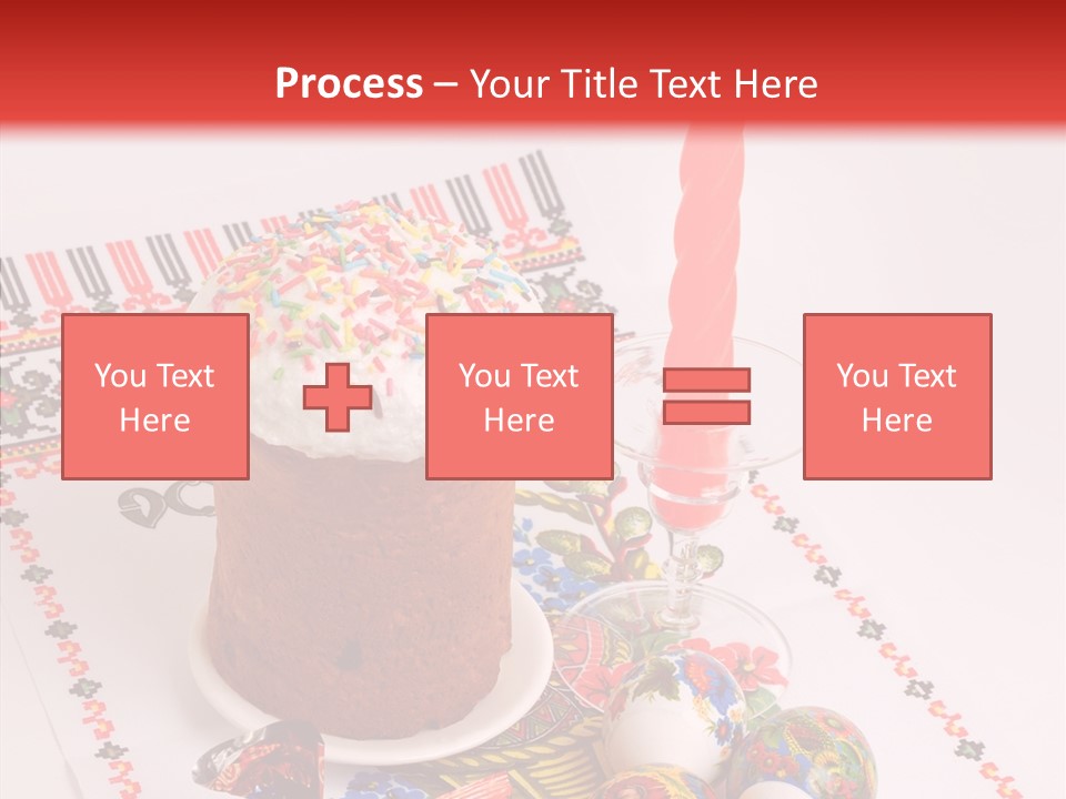 Feast Candle Yellow PowerPoint Template