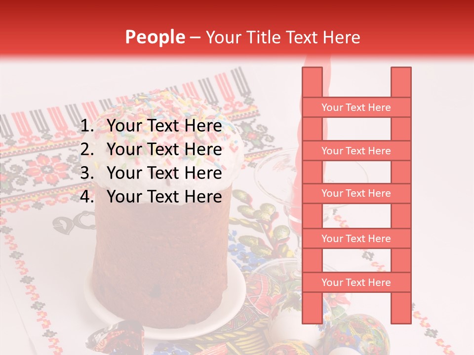 Feast Candle Yellow PowerPoint Template