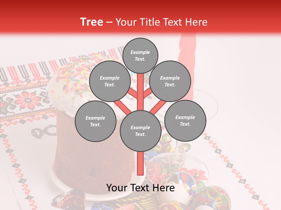 Feast Candle Yellow PowerPoint Template