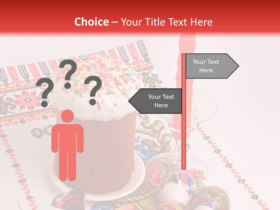 Feast Candle Yellow PowerPoint Template