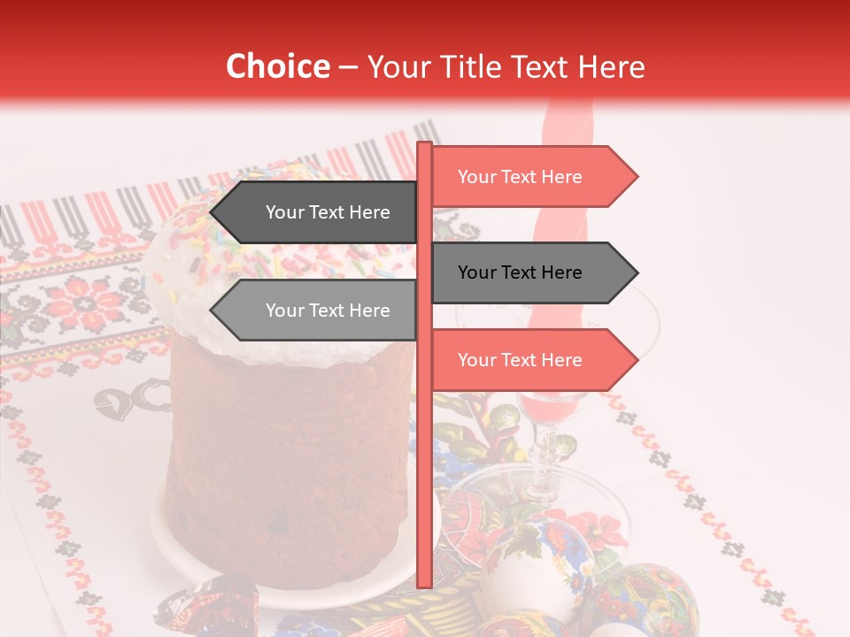 Feast Candle Yellow PowerPoint Template
