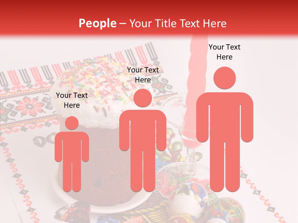 Feast Candle Yellow PowerPoint Template