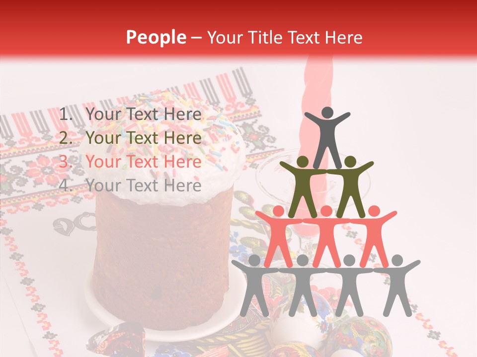 Feast Candle Yellow PowerPoint Template