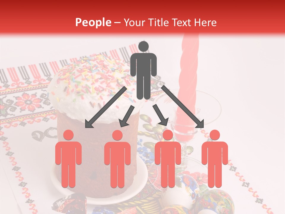 Feast Candle Yellow PowerPoint Template