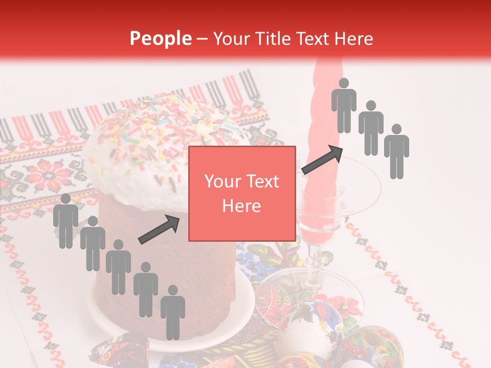 Feast Candle Yellow PowerPoint Template