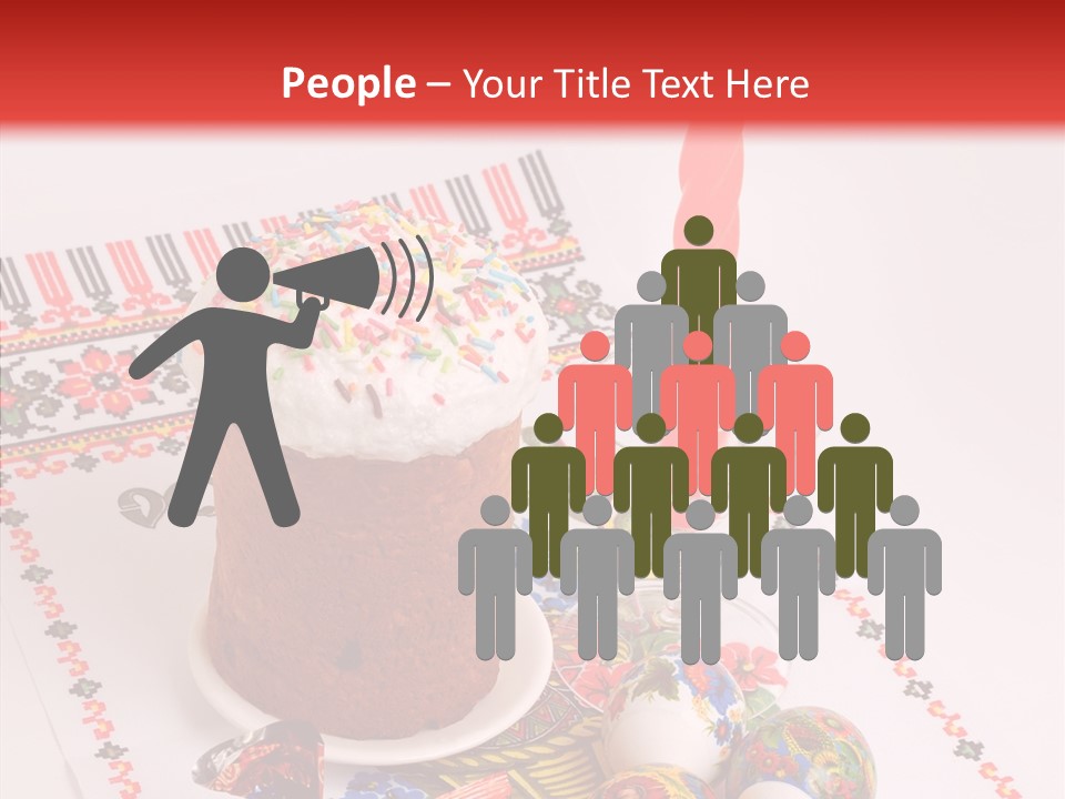 Feast Candle Yellow PowerPoint Template