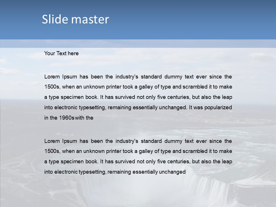 High Portrait Tourist PowerPoint Template