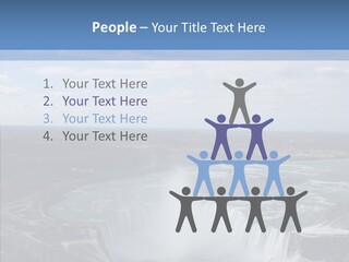 High Portrait Tourist PowerPoint Template