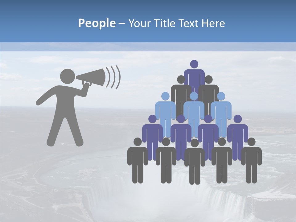 High Portrait Tourist PowerPoint Template