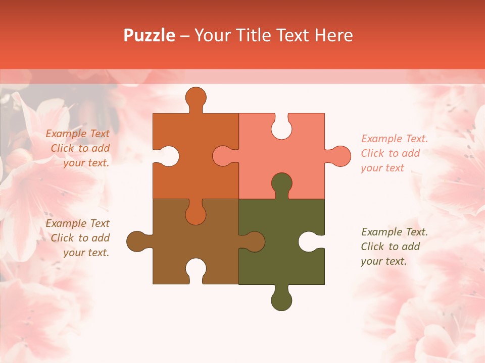 Leaf Botanical Flowers PowerPoint Template