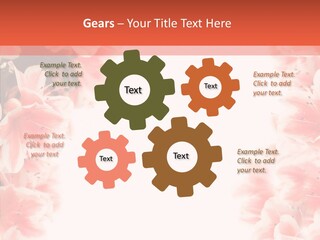 Leaf Botanical Flowers PowerPoint Template