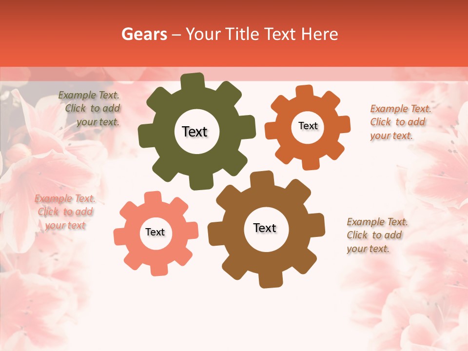 Leaf Botanical Flowers PowerPoint Template