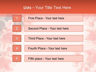 Leaf Botanical Flowers PowerPoint Template