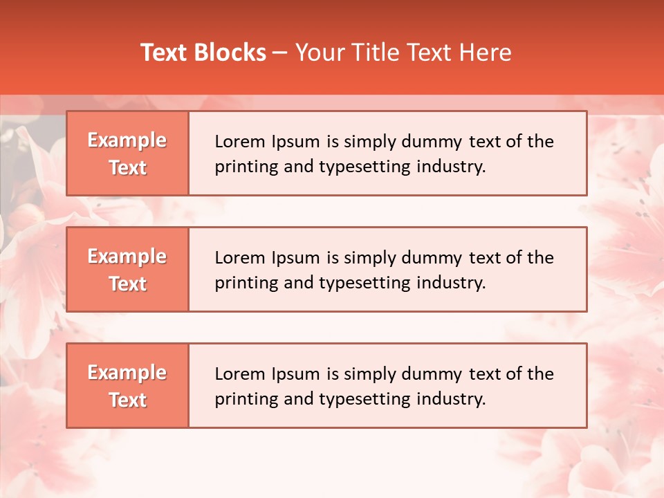 Leaf Botanical Flowers PowerPoint Template