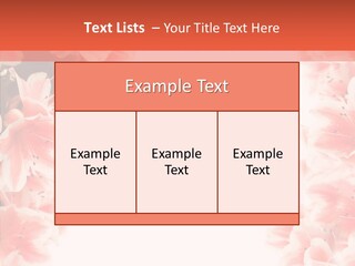 Leaf Botanical Flowers PowerPoint Template