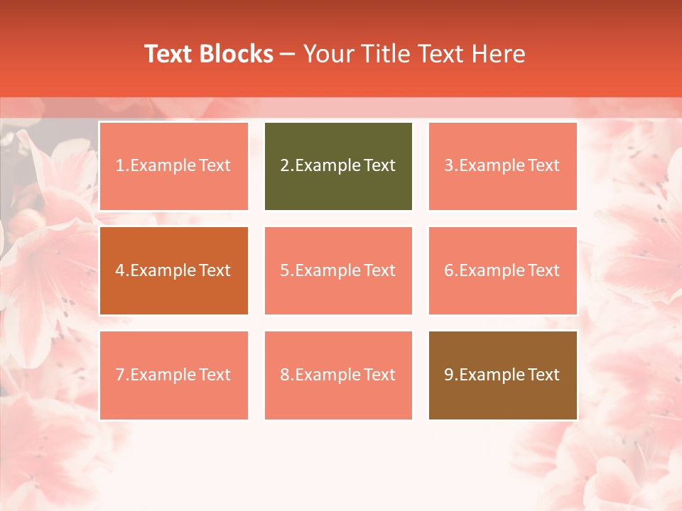 Leaf Botanical Flowers PowerPoint Template