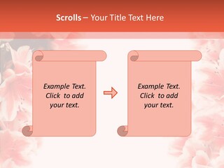 Leaf Botanical Flowers PowerPoint Template