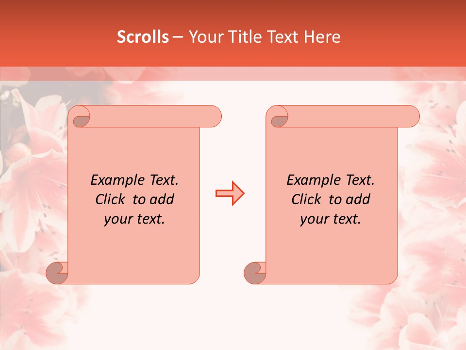 Leaf Botanical Flowers PowerPoint Template