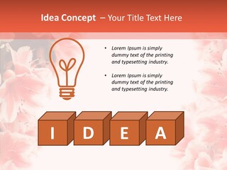 Leaf Botanical Flowers PowerPoint Template