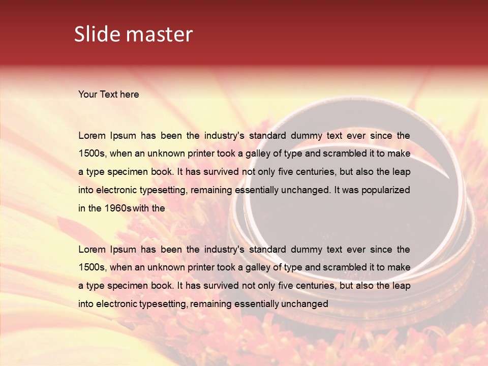 Card Bouquet Dating PowerPoint Template