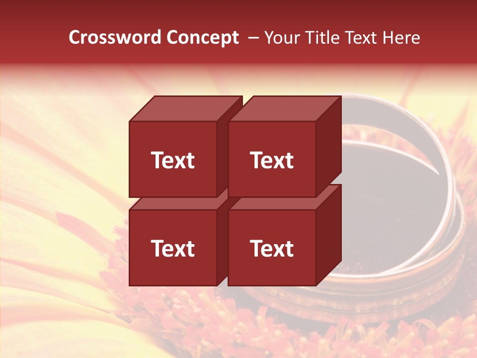 Card Bouquet Dating PowerPoint Template