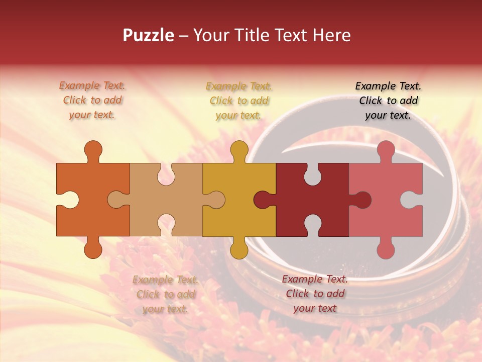 Card Bouquet Dating PowerPoint Template