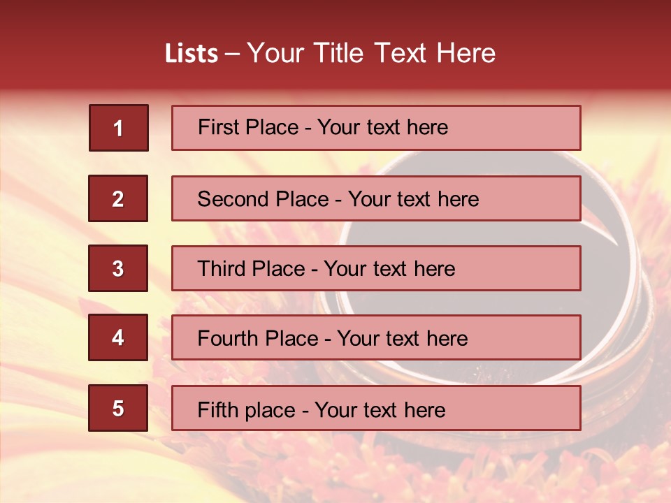 Card Bouquet Dating PowerPoint Template